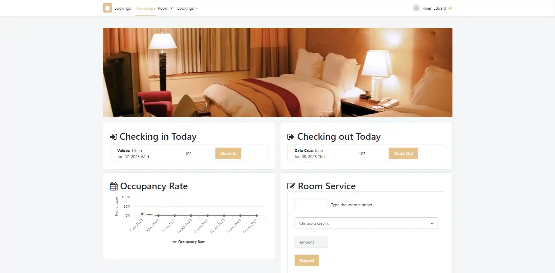 filsen booking