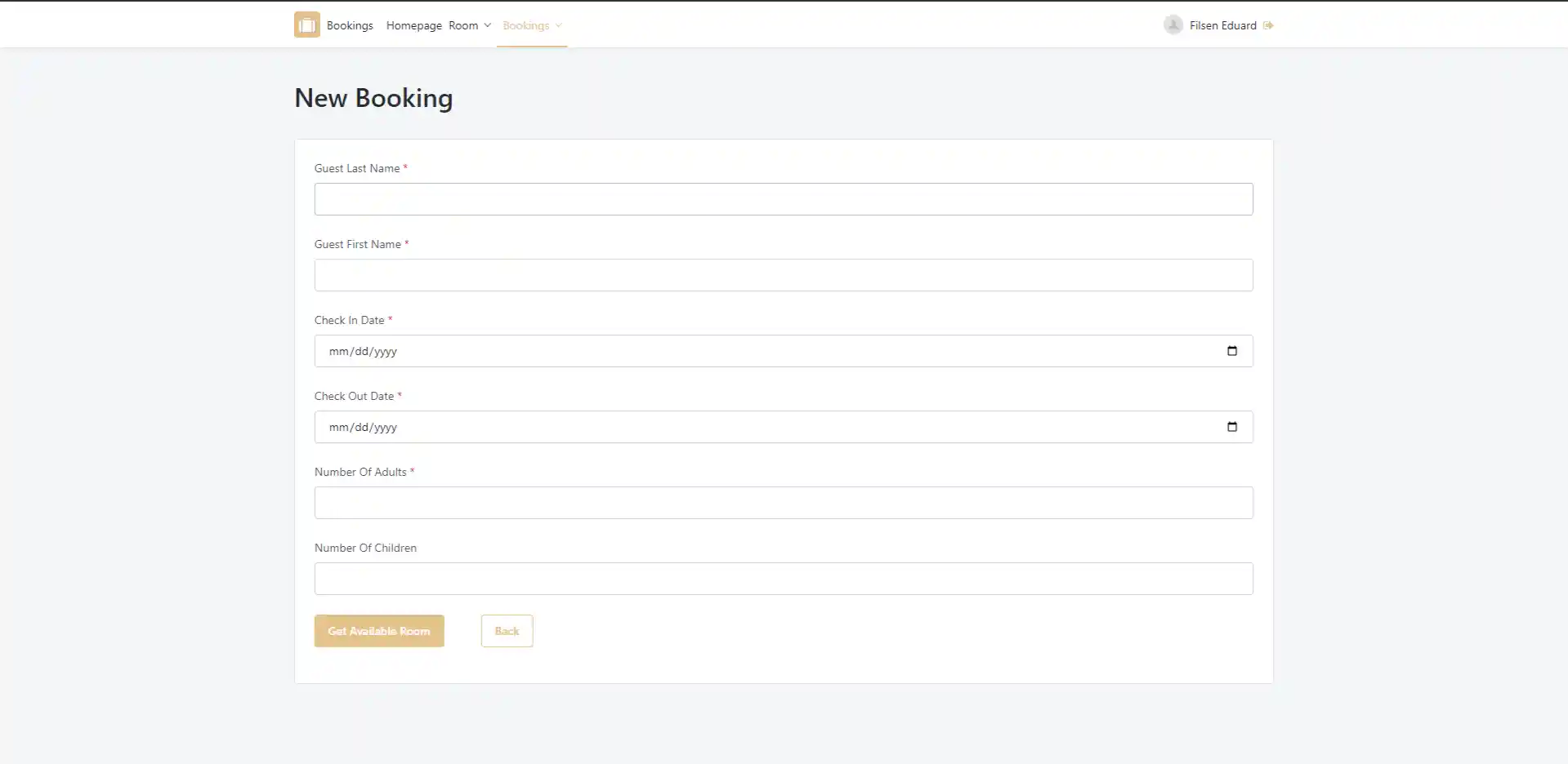 filsen booking